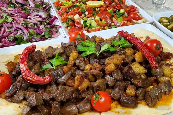 meto kebap ciğer tava